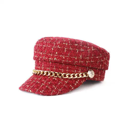 

Autumn and winter flat top fashion Beret Cap