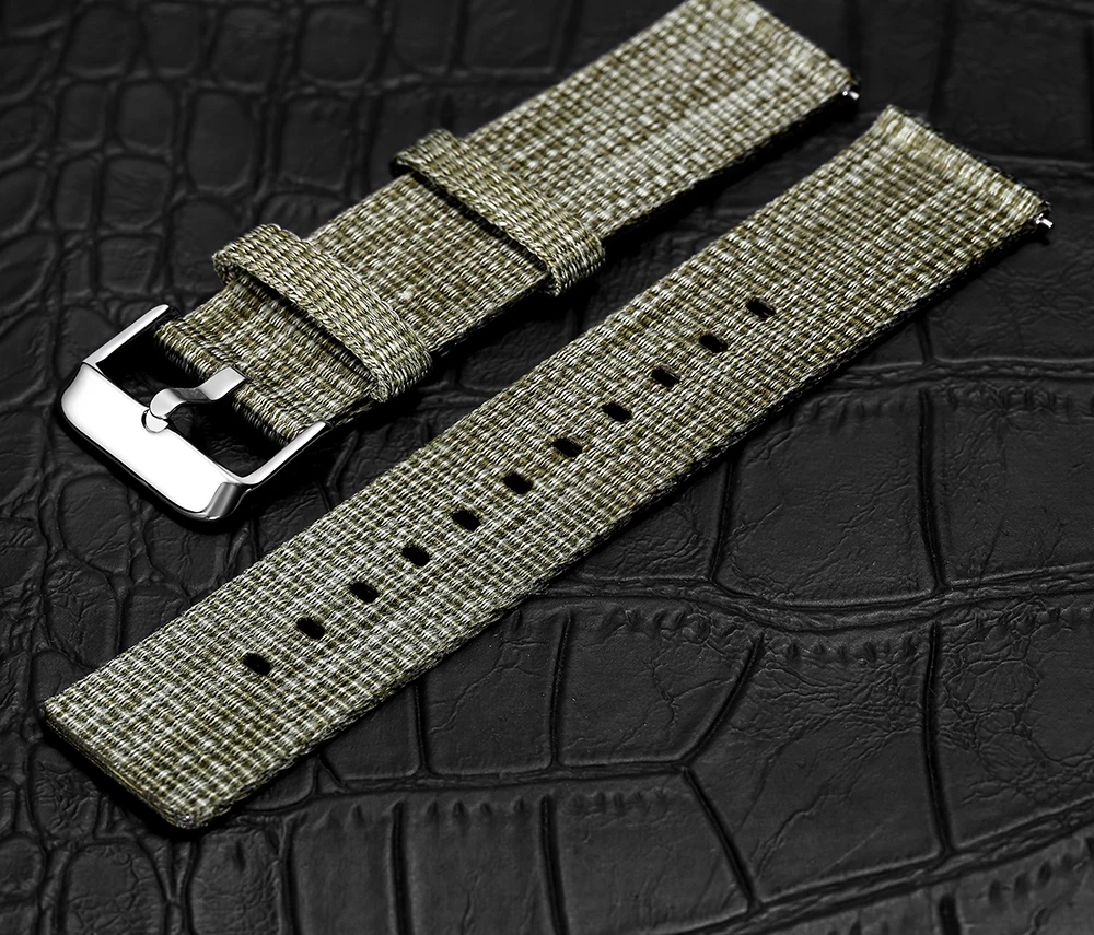 Watch Strap 22mm 20mm Nylon Watch Strap 22mm Quick Release For Samsung Galaxy Gear S3 S2 Watchband 18mm 20mm For Amazfit Bip
