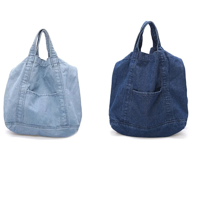 

Denim Shoulder Handbag Men And Women Casual Shoulder Bag Messenger Bag Handbag