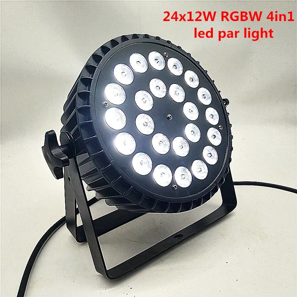 8 комплектов/24x12 Вт RGBW 4 в 1 LED Par свет DMX512 сценический цветная панель KTV бальный бар