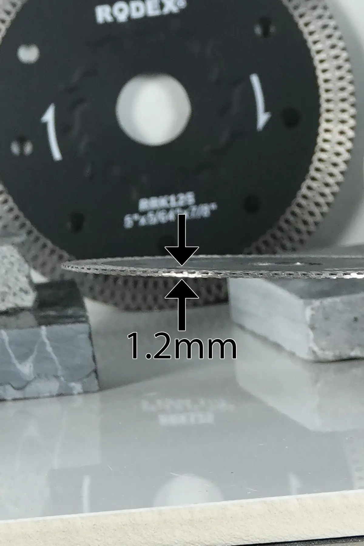 

Rodex RRK115 Ultra Slim Diamond Cutting Disc Brick, Marble, Porcelain, Ceramic 115mm 5 Pcs