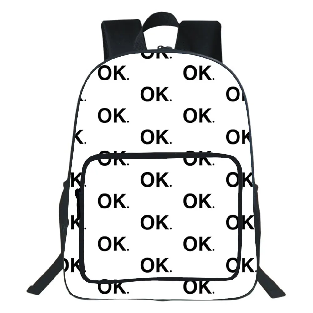 

One Punch Man Backpack Japan Anime Saitama Printing Kids Fashion Simplicity Bookbag Teens Student School Bag Cosplay Backpack