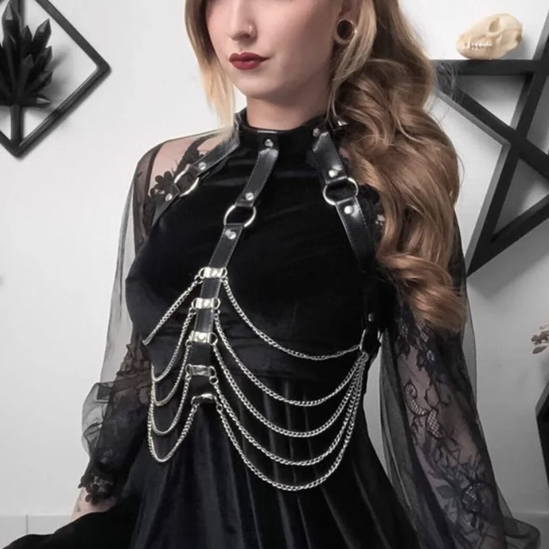 Ремень на ногу портупея цепь Seks БДСМ бондаж анти-Натирание повязка бедро танцы