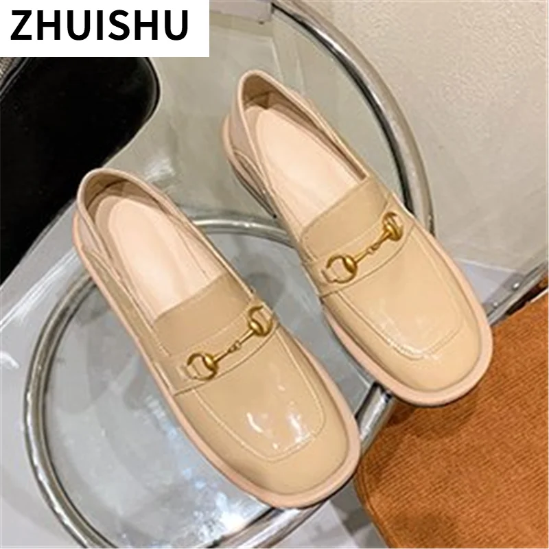 

2021 Summer Women's Flats Outdoor Comfortable Low-heeled Casual Women's Shoes Platform Set Foot Walking Loafers Zapatos Mujer