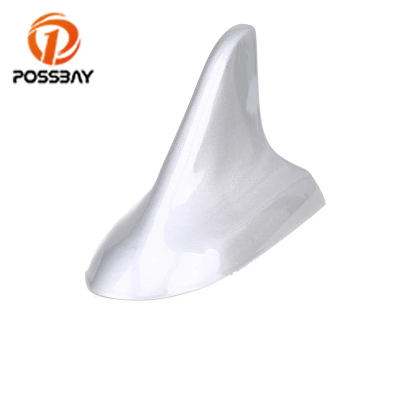 Автомобильные наклейки POSSBAY серебристого цвета с антенной в виде плавника акулы