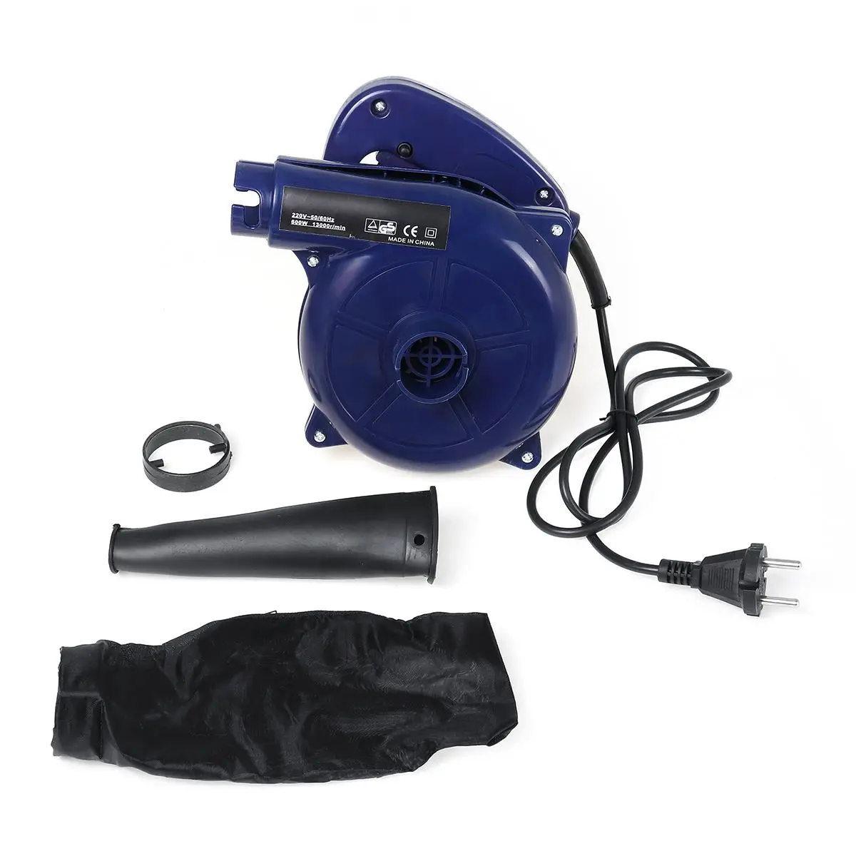 

Drillpro 600W 220V 2 in 1 Handheld Electric Air Blower Dust Collecting 13000r/min Computer Car Home Dust Collector Cleaner Tool