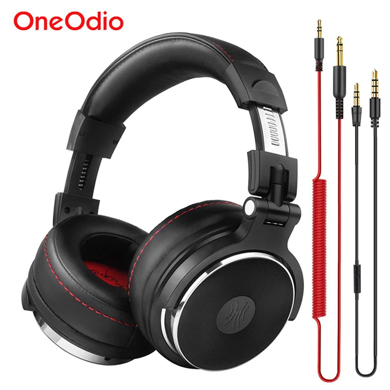 Oneodio Studio Pro DJ наушники на ухо 50 мм драйверы HIFI гарнитура профессиональный монитор DJ наушники с микрофоном для Xiaomi iPhone