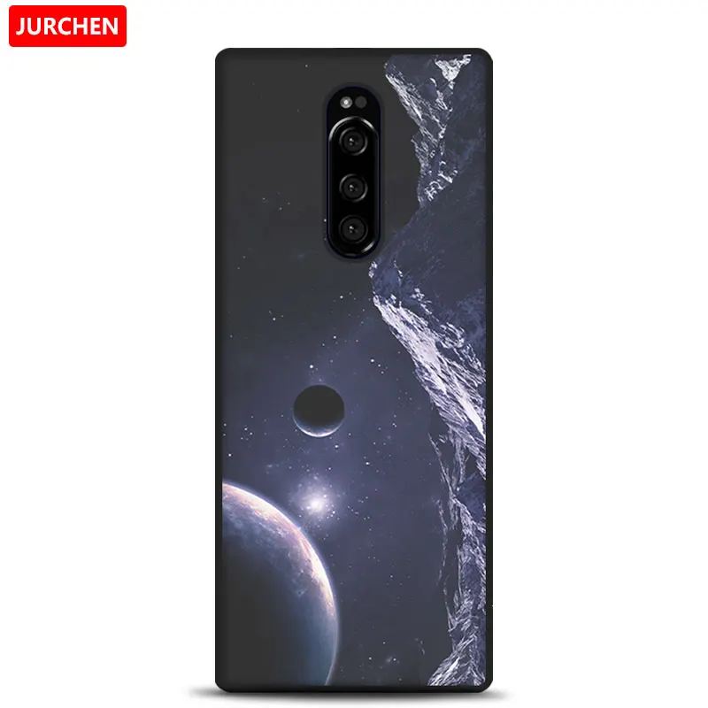 35 Чехол jurchen для sony Xperia 1, чехол для Xperia One, милый мультяшный Мягкий силиконовый чехол из ТПУ для sony Xperia1 sony 1, чехол - Цвет: 35