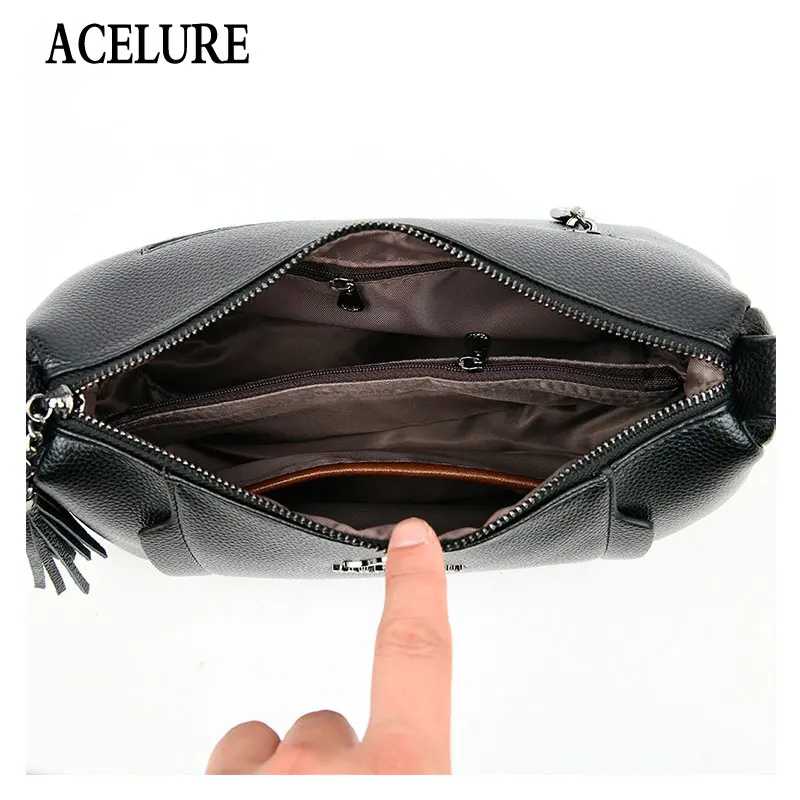 

Simple Women Shoulder Bag Fashion Handbag and Purse Soft PU Leather Crossbody Bags for Women New Black&Winered Designer Purse