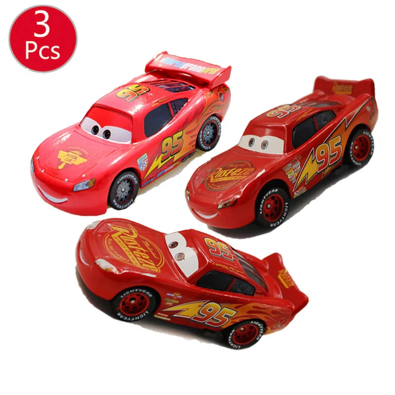 Комплект из 3 предметов 7 см автомобили Ramirez 1 2 Lightning McQueen Disney Тачки 1:55 Diecast