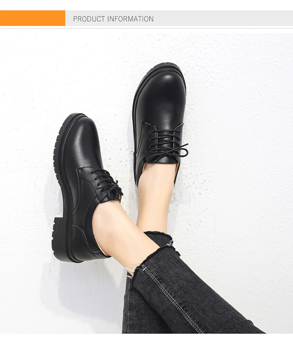 EOFK/модные черные кожаные туфли; женские мокасины; Chaussures; дизайнерские туфли на плоской подошве со шнуровкой; женские туфли-Дерби; Mujer