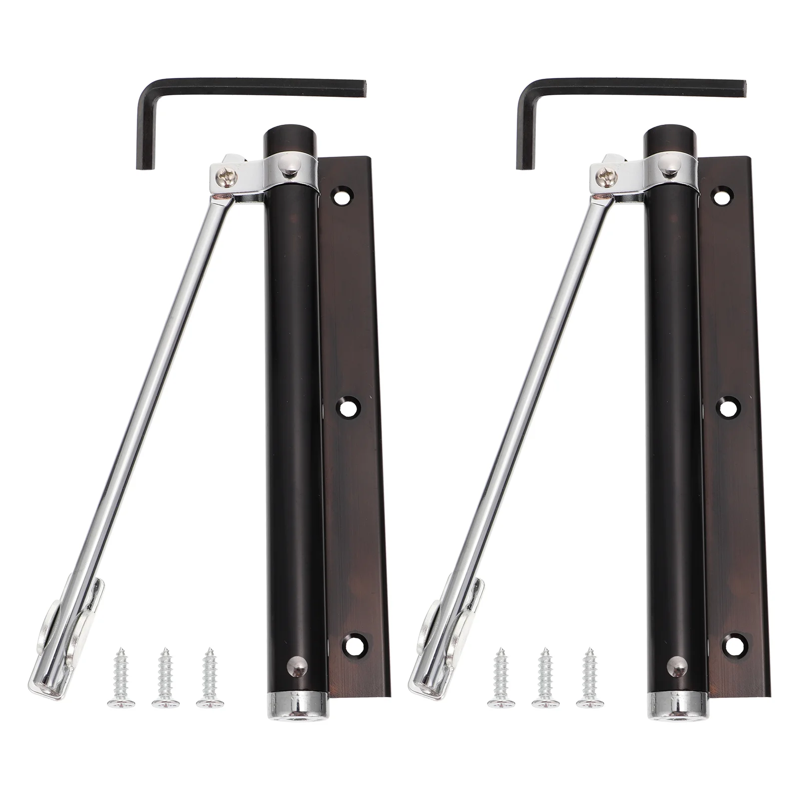 

2pcs Heavy Duty Adjustable Closing Speeds Door Closer Metal Spring Door Closer