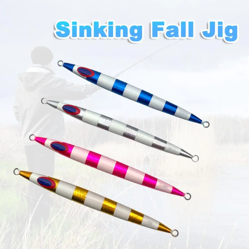 

300g Metal Luminous Slow Sinking Fall Jigs Saltwater Artificial Lure Jig Lead Vertical Lead Jig for Angling