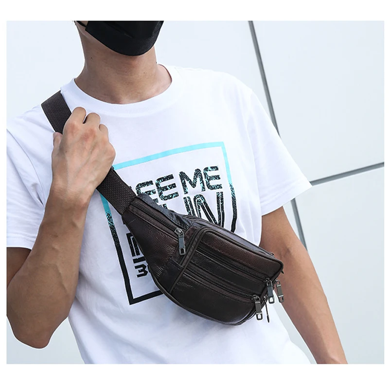Забавный поясной кошелек для мужчин и женщин сумка из искусственной кожи бега