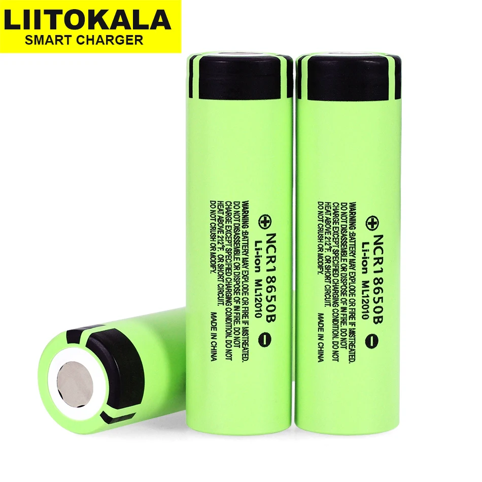 Литий-ионный аккумулятор Liitokala 18650 NCR18650B 3 7 В 3400 мАч для фонарика 2020 | Электроника