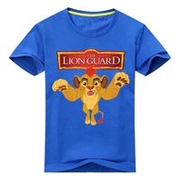 children boys t shirt costume tees the king of lion guard simba short sleeve 100 cotton t shirt boy tee tops clothes for girls