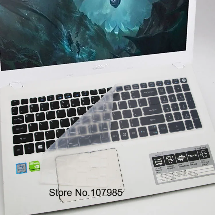 Прозрачный чехол из ТПУ с клавиатурой 15 6 дюйма для Acer Aspire 3 A315 51 53 51G 53G фотовспышка