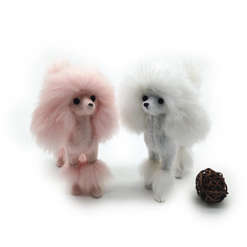 Пудель бионическая фигура милый щенок подарок на День святого Валентина для