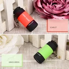 Новинка, миниатюрный светодиодный водонепроницаемый брелок, фонарик с USB-зарядкой, Портативный Миниатюрный карманный ффонарь для кемпинга, походов