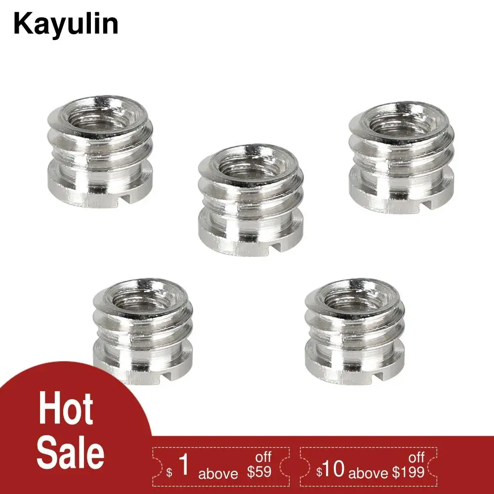 Микро винт адаптер Kayulin с гнездовой головкой 1/4 20 дюймов до 3/8 16 для аксессуаров