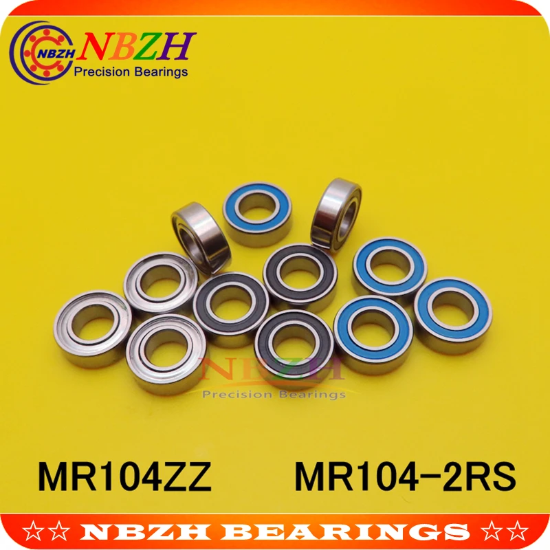NBZH синий резиновое уплотнение крышка Мини подшипник W ML4010 2RS L 1040 MR104 4X10X4mm Shigh
