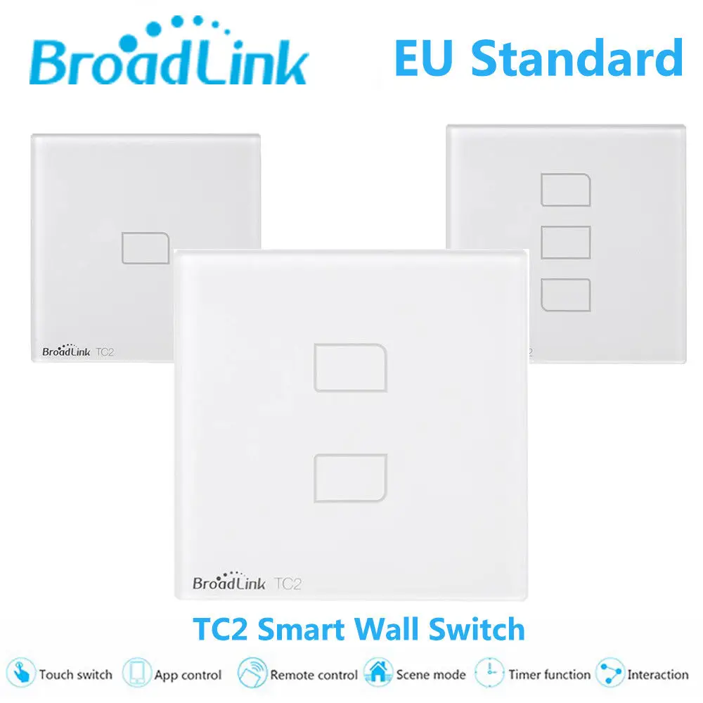 Пульт дистанционного управления Broadlink TC2 MCB1 Wi Fi сенсорная панель для умного дома