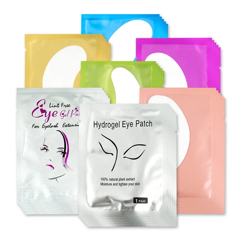 

50/100PCS Wholesale Hydrogel Gel Eye Patches for Eyelash Extension Eyepads Eyelash patch Lashes Extension Mask Eyepad Makeup