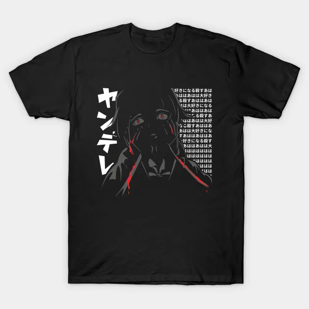 Men t-shirt Anime Tshirt Yandere Mirai