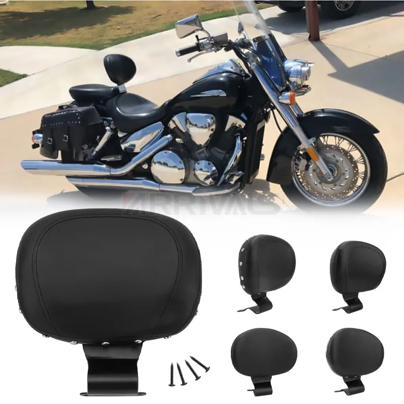 Черная кожаная передняя спинка сиденья мотоцикла для Honda VTX 1300 VTX1300 |