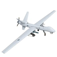 63cm mq 9 reaper reconnaissance aircraft drone aircraft diy 3d paper card model building sets construction toys military model
