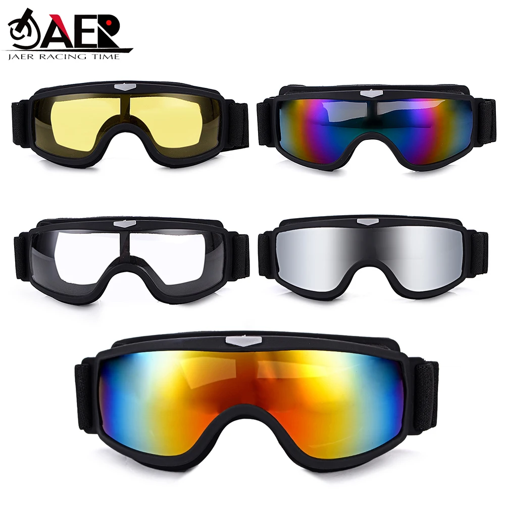 Очки для езды на мотоцикле JAER защитные очки Gafas велосипеде ретро мотокросса