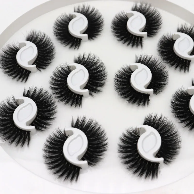 Ресницы норковые 3D для макияжа натуральные накладные драматические наращивания