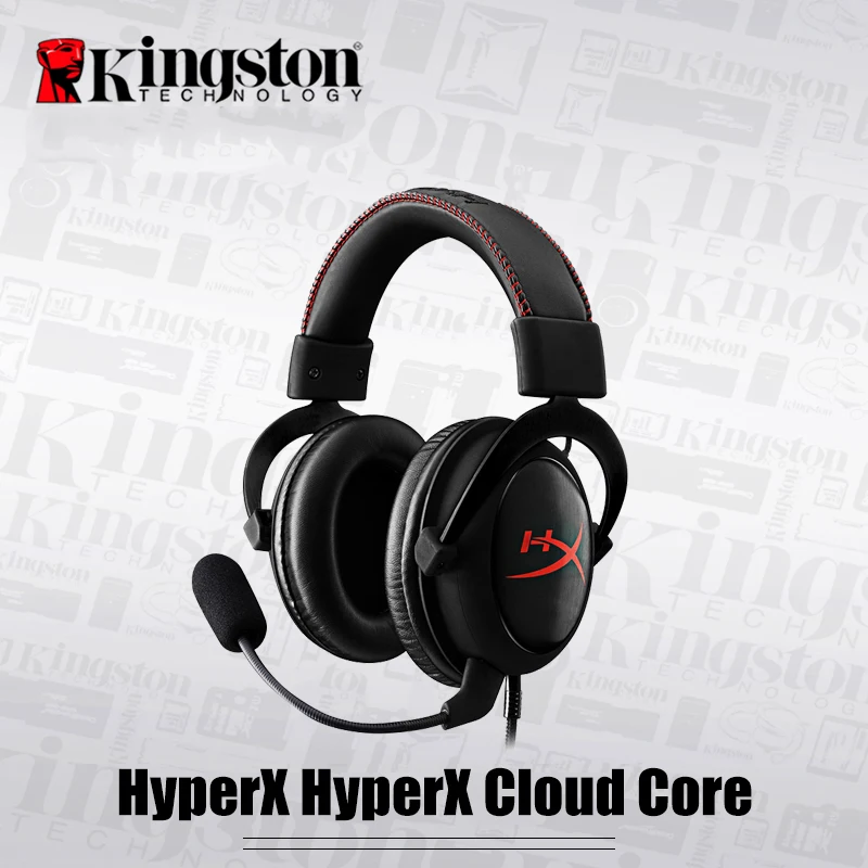 Игровые наушники HyperX Cloud Core проводная игровая гарнитура с микрофоном