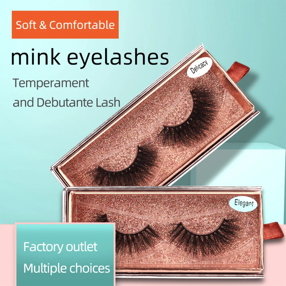

QIUPALEI 3D Messy Fluffy Lashes Mink Eyelashes False Eyelashes Super Fluffy Reusable Cilios Glamorous For Dramatic Makeup