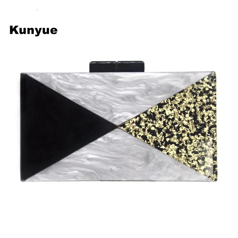 Сумка мессенджер Женская акриловая модная вечерняя сумочка элегантный клатч с