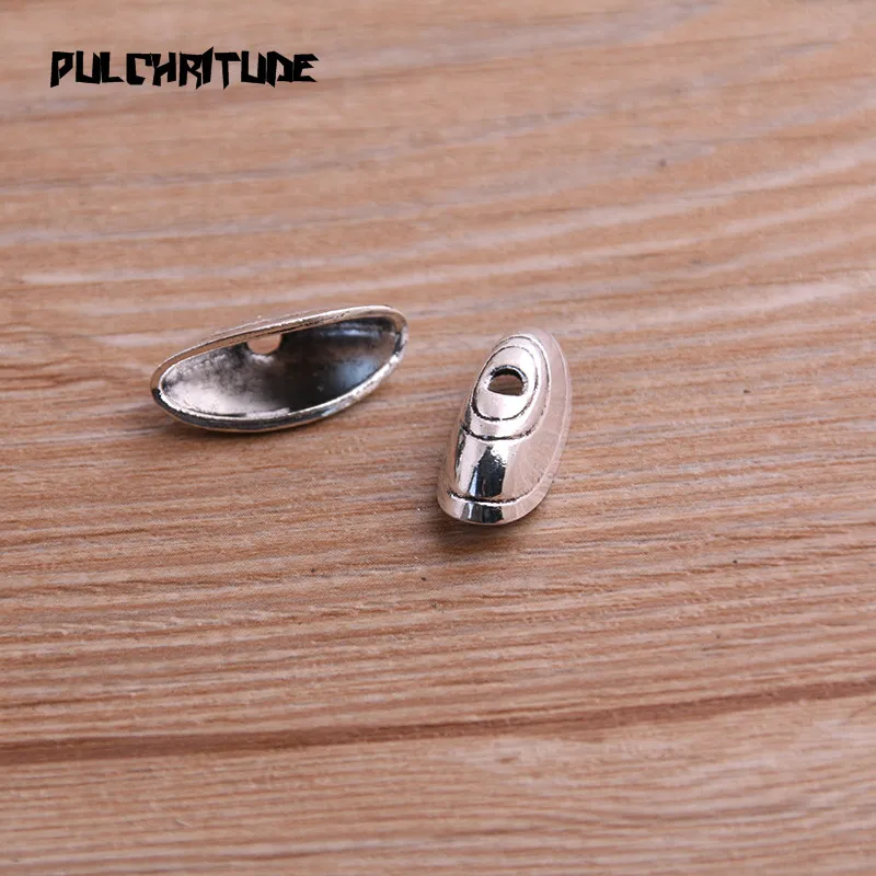 Pulchrode 16 шт 8*8*20 мм два цвета сосуд полые овальные DIY разделенные ювелирные аксессуары Подвески для изготовления ювелирных изделий