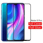 Защитное стекло для Xiaomi Redmi Note 8 Pro 8 t, 2 шт., закаленное, Защитная пленка для смартфонов
