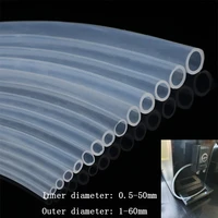 1m food grade clear transparent silicone rubber hose 1 60mm out diameter flexible silicone tube
