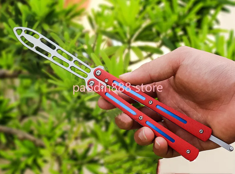 3 Цвета Бабочка В Ножевом Тренажере Система Подшипников Лезвие 440C Рукоять из G10 Кемпинг Охота Карманный Инструмент Без Замка