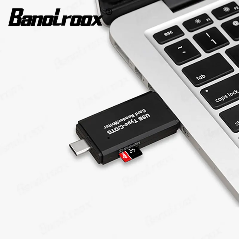 Banolroox OTG Устройство для чтения карт Micro USB Type-C SD |