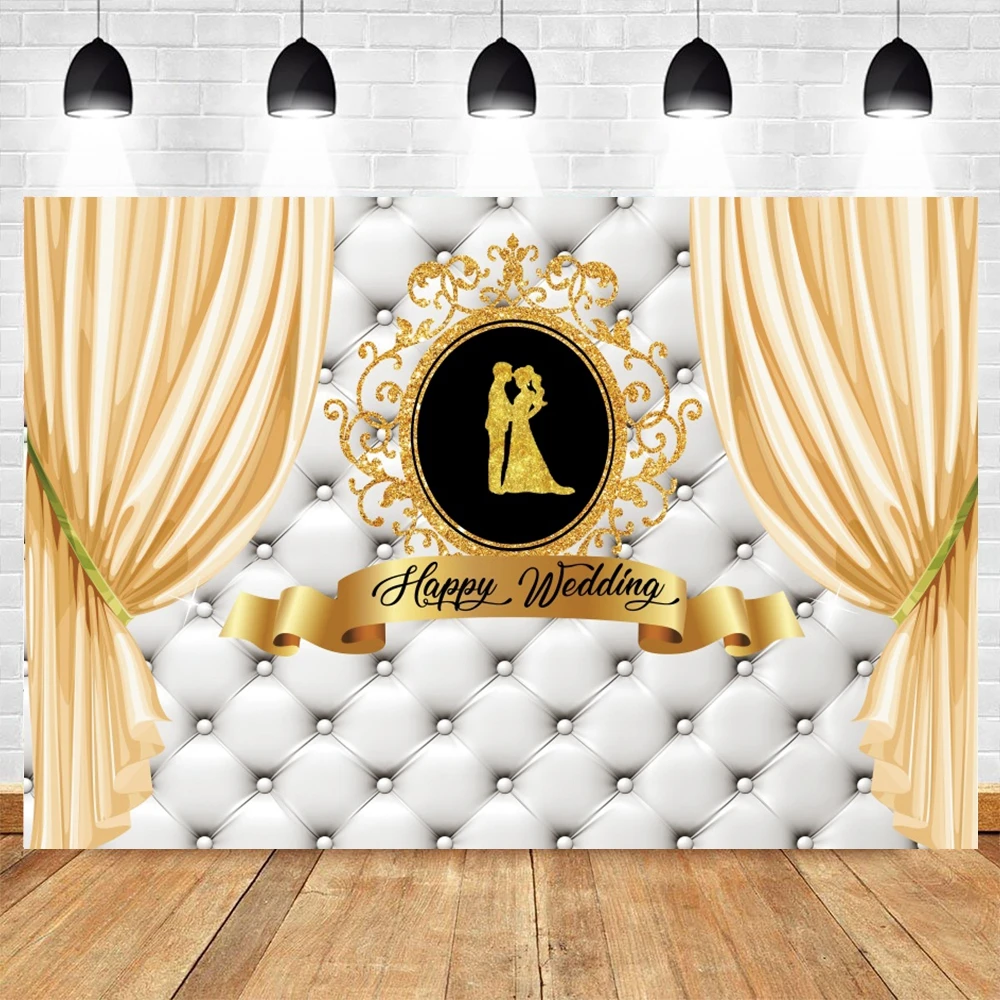 

Фон для фотосъемки Yeele Свадебный фотографический Реквизит Золотая занавеска портрет вечерние ринка Декор Фон фотозона для фотостудии