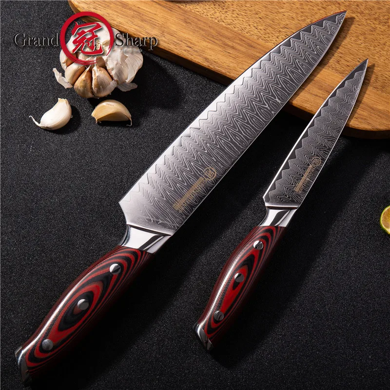 Набор ножей для шеф повара из 2 предметов японские кухонные ножи