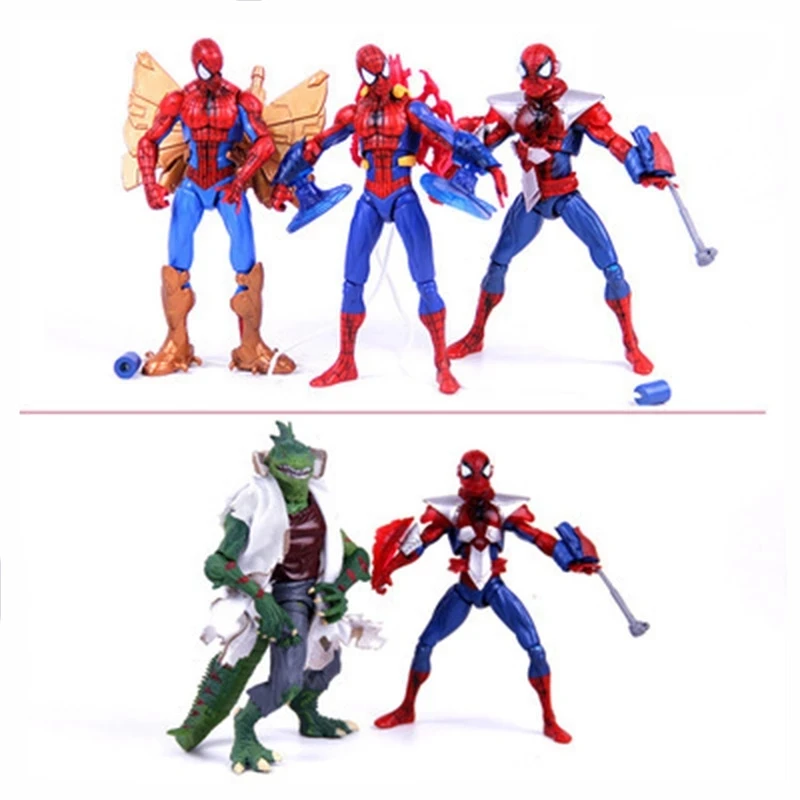 Экшн-фигурка супергероя Марвел Человек-паук Веном карнидж ящерица Коллекционная