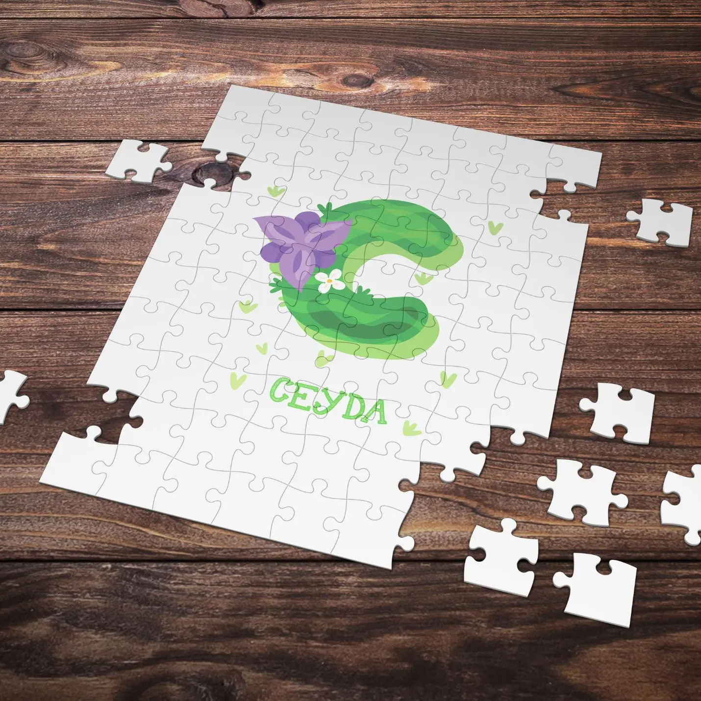 

Personalized Letter C Styled Puzzle is