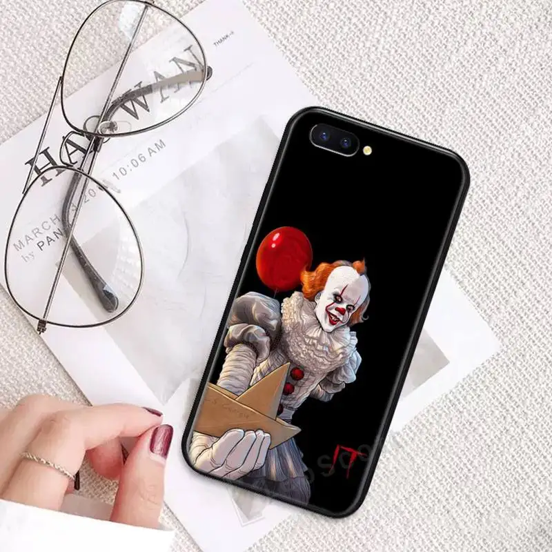 

horror Pennywise movie cool design Phone Case For OPPO R9 R11 R15 R17 RENO Realme S PLUS Normal 2z 3 5 C2 pro cover funda coque