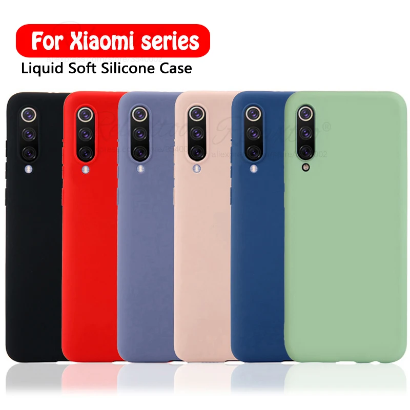 Мягкие жидкие Силиконовые чехлы из ТПУ для xiaomi mi 9t 9 cc9e a3 a2 lite redmi note 7 k20 pro redmi7 7A