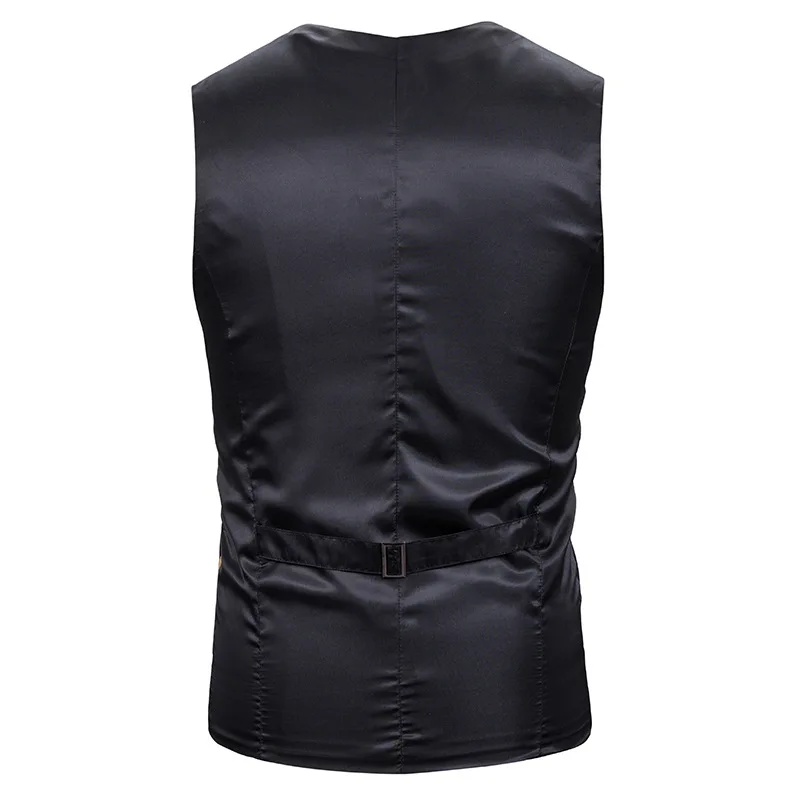

Mens Suit Vest Coletes Masculino 2019 Brand Halloween Party Tuxedo Vest Men Slim Fit Single Breasted Vest Waistcoat for Men XXL