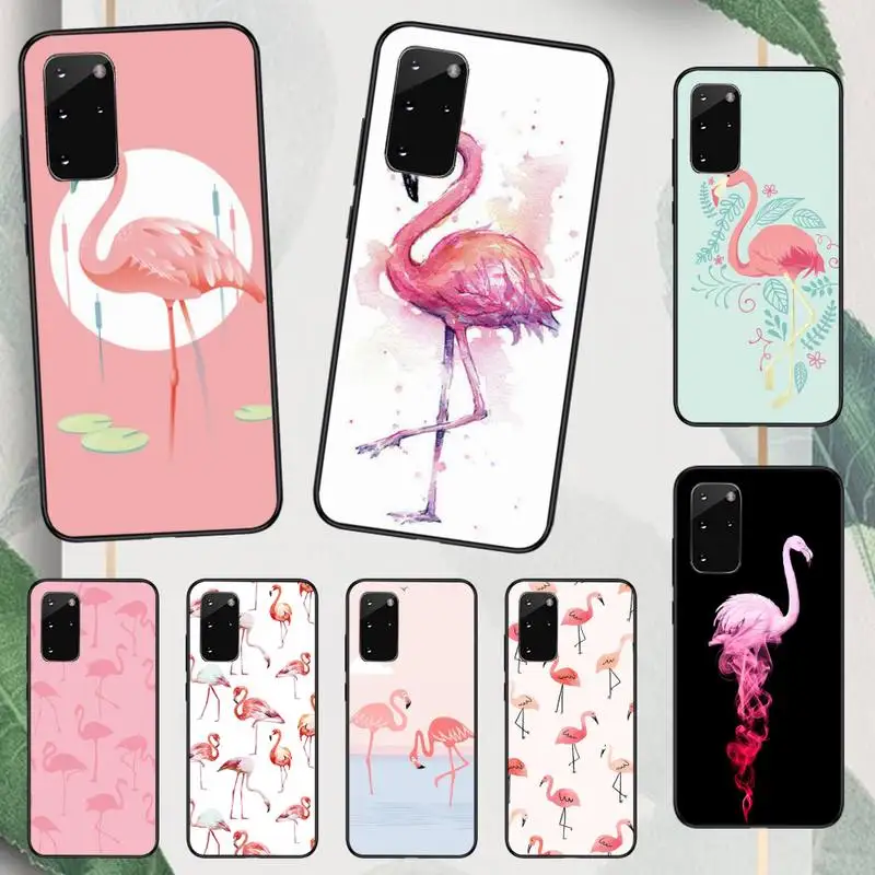 

Animal Flamingo Phone Case For Samsung galaxy S 7 8 9 10 20 edge A 6 10 20 30 50 51 70 note 10 plus