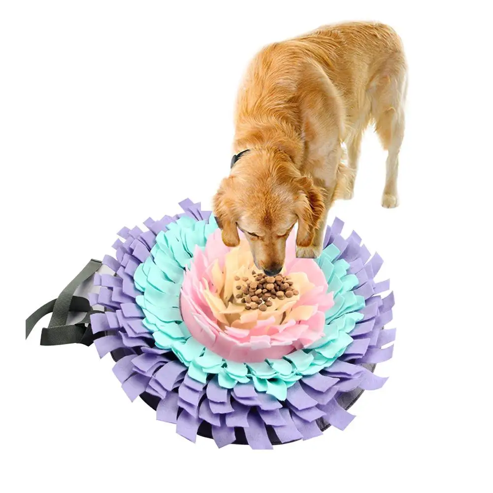 Pet Snuffle Mat Dogs Leak Food Anti Choking Cat Dog Training Blanket Nose Work Toy Slowing Feeding Intelligence #W0 |