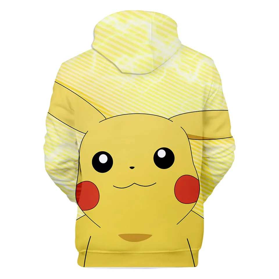3-20 Years Hoodies Pokemon Umbreon Pikachu 3D Printed Hoodie Boys Girls Harajuku Sweatshirt Streetwear Jacket Coat Kids Clothes